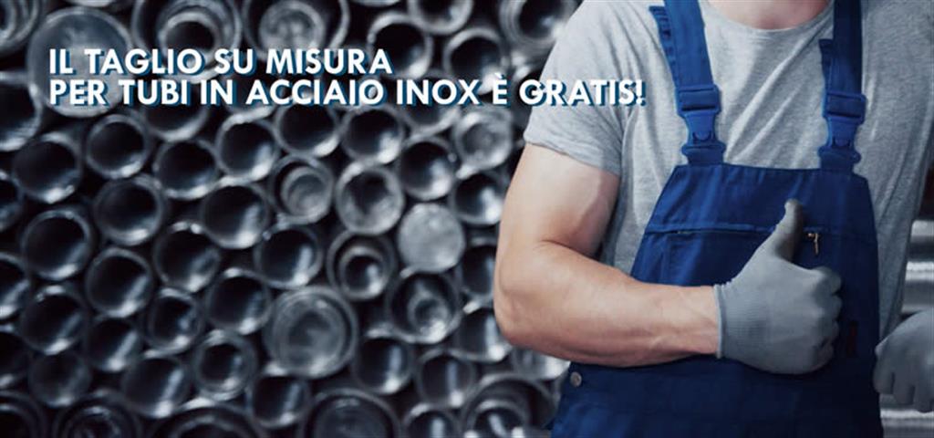 Tuttoinoxshop.com: il taglio su misura di tubi in acciaio inox è gratis