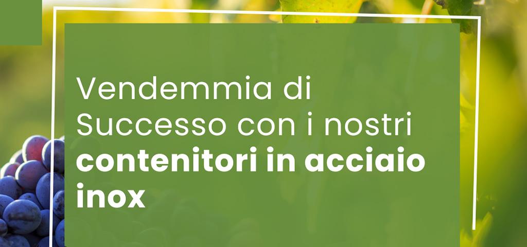 Dopo la Raccolta dell'Uva: Gli Step Cruciali con Contenitori in Acciaio Inox