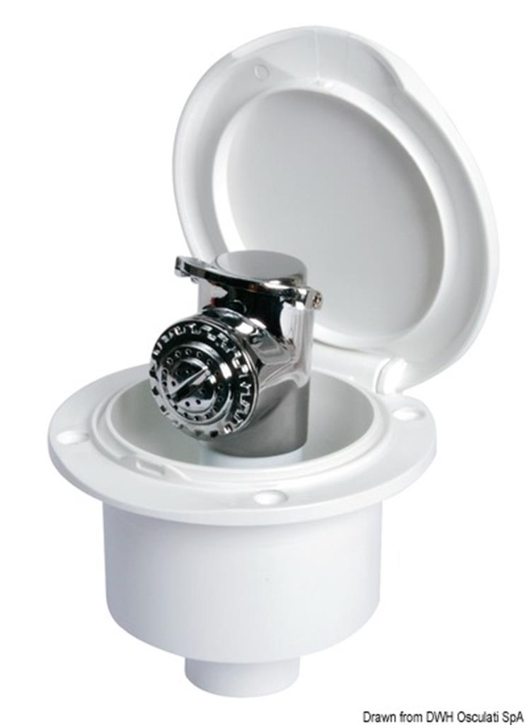 Box doccia con interruttore tubo PVC 2,5 m - 15.241.01 - Osculati - Docce e box docce