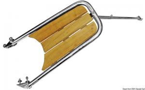 Delfiniera teak con scaletta