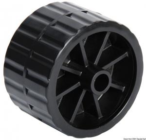 Rullo laterale nero 75 mm Ø foro mm 17