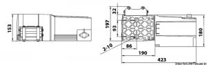 Arganello elettrico 1588 Kg 900W 12V