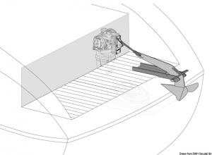 S2000 Verricello di poppa 12V 1000W