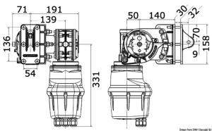S2000 Verricello di poppa 12V 1000W