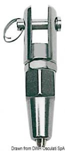 Terminale inox forcella Ø 5 mm