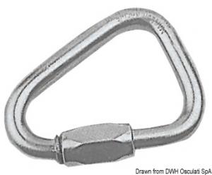 Moschettone a delta con vite 3,5 mm