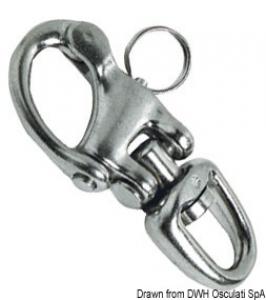 Moschettone inox spinnaker 105 mm