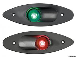 Fanale ABS ad incasso rosso/nero