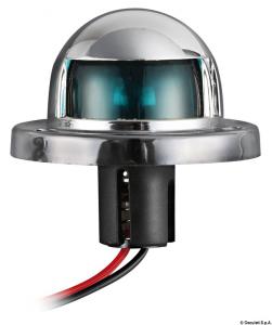 Fanalino ABS cromato verde 112°