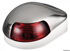 Fanale di coperta inox 112,5° rosso