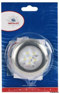 Plafoniera LED bianca senza incasso
