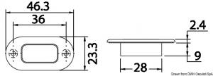 Luce cortesia policarbonato 3 LED