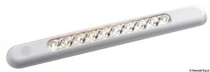 Plafoniera LED da appoggio bianca 310x40x11,5 mm