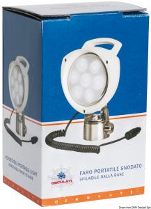 Faro portatile snodato sfilabile dalla base