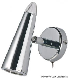 Faretto Argo ottone cromato