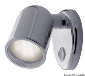 Plafoniera Tube ABS cromato