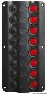 Pannello elettrico Wave 8 interruttori