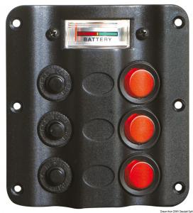 Pannello elettrico Wave 3+voltmetro