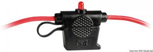 Portafusibile stagno con LED di allarme