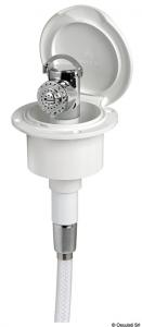 Doccia Classic Evo bianca tubo PVC 4 m  in piano