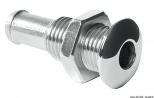 Mini scarico inox bombato 1/4