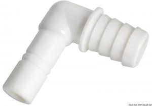 Raccordo cilindrico a gomito per tubo flessibile da 20 mm WHALE