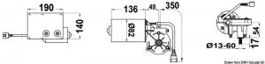 Motore serie 100 W per bracci max 900 mm e spazzole max 1000 mm