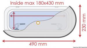 Tendina oscurante con zanzariera 230x490