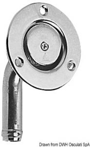 Sfiato inox a filo testa 66 mm