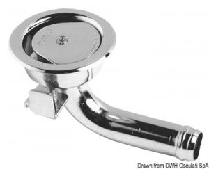 Sfiato inox a filo testa 66 mm