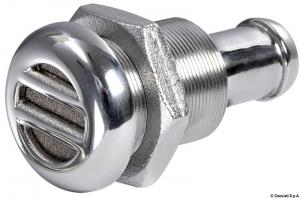Sfiato carburante in Acciaio Inox AISI 316 lucidato a specchio con anti-allagamento