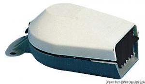 Tromba a membrana LOW PROFILE in ABS bianco