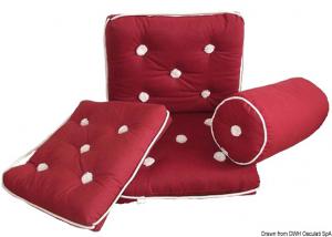 Cuscino con schienale bordeaux