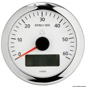 Contagiri 6000 RPM bianco