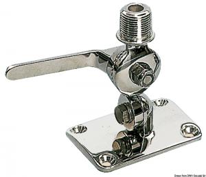Base a doppio snodo per antenna radio