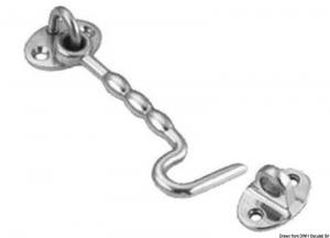 Gancio inox mm.100 tipo USA