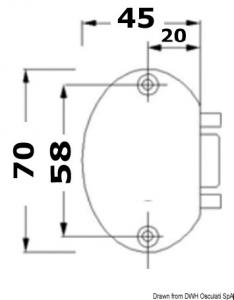 Scrocco nylon sempl. antivib