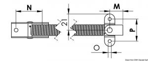 Compasso inox 220 mm C