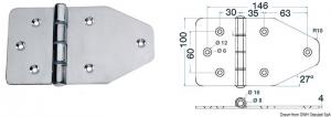 Maxi cerniera 180x100 mm