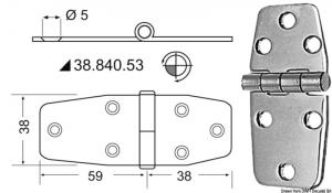 Cerniera 2,5 mm