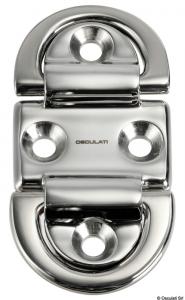 Pad eye 46x46 mm anello 6 mm BL 2200 kg