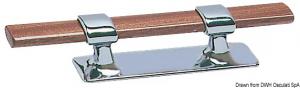 Bitta ottone cromato e legno mm 210