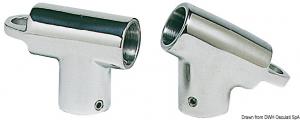 Raccordo T 60° 22mm c/occhio
