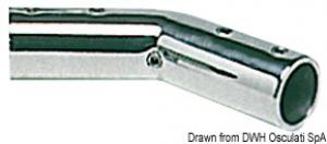 Angolare inox 140° 22 mm