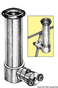 Portacanna pulpito inox 35/40 mm