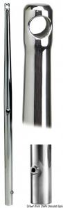 Candeliere inox 625 mm