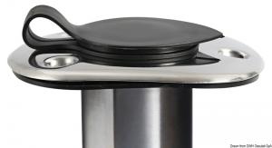 Portacanne incasso inox 42 mm 90°