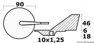 Anodo alluminio Yamaha 50/90 HP