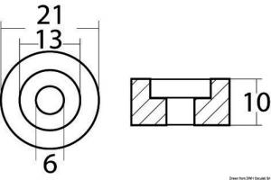 Anodo alluminio Suzuki fuoribordo