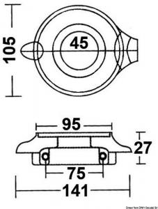 Anodo collare Volvo Ø mm 107